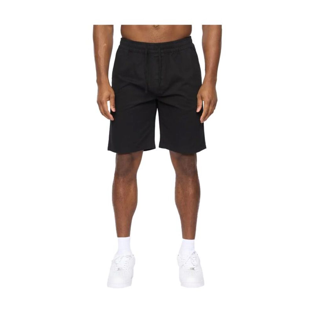 Crosshatch Mens Blansmoore Elasticated Regular Casual Shorts / Black